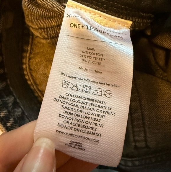 NWT Free People X One TEASPOON jeans, 29. - Picture 8 of 8